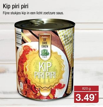 Aanbiedingen Kip piri piri - De Drie Eiken - Geldig van 11/09/2017 tot 16/09/2017 bij Aldi