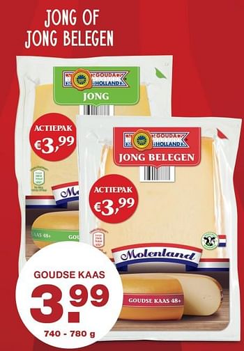 Aanbiedingen Goudse kaas - MOLENLAND - Geldig van 11/09/2017 tot 16/09/2017 bij Aldi