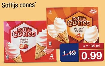 Aanbiedingen Softijs cones - Mucci - Geldig van 11/09/2017 tot 16/09/2017 bij Aldi