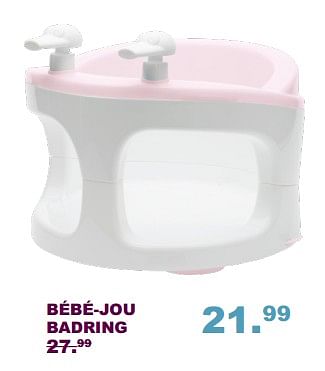 Aanbiedingen Bébé-jou badring - Bebe-jou - Geldig van 10/09/2017 tot 01/10/2017 bij Baby & Tiener Megastore