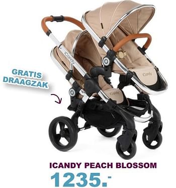 Aanbiedingen Icandy peach blossom - iCandy - Geldig van 10/09/2017 tot 01/10/2017 bij Baby & Tiener Megastore