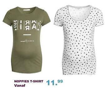 Aanbiedingen Noppies t-shirt - Noppies - Geldig van 10/09/2017 tot 01/10/2017 bij Baby & Tiener Megastore
