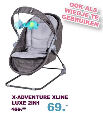 Aanbiedingen X-adventure xline luxe 2in1 - Xadventure - Geldig van 10/09/2017 tot 01/10/2017 bij Baby & Tiener Megastore