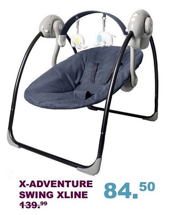 Aanbiedingen X-adventure swing xline - Xadventure - Geldig van 10/09/2017 tot 01/10/2017 bij Baby & Tiener Megastore