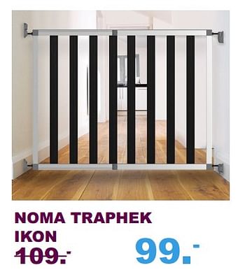 Aanbiedingen Noma traphek ikon - Noma  - Geldig van 10/09/2017 tot 01/10/2017 bij Baby & Tiener Megastore