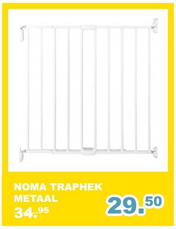Aanbiedingen Noma traphek metaal - Noma  - Geldig van 10/09/2017 tot 01/10/2017 bij Baby & Tiener Megastore