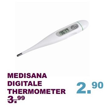 Aanbiedingen Medisana digitale thermometer - Medisana - Geldig van 10/09/2017 tot 01/10/2017 bij Baby & Tiener Megastore