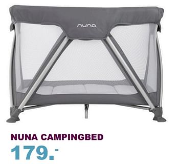Aanbiedingen Nuna campingbed - Nuna - Geldig van 10/09/2017 tot 01/10/2017 bij Baby & Tiener Megastore
