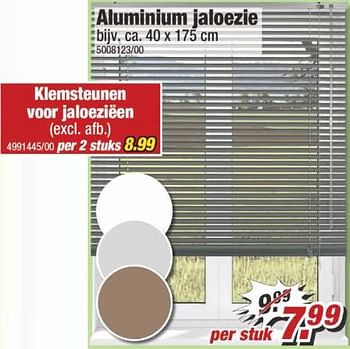 Aanbiedingen Aluminium jaloezie - Huismerk - Poco - Geldig van 11/09/2017 tot 17/09/2017 bij Poco