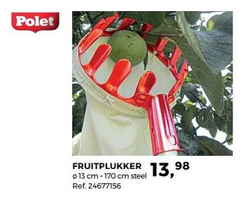 Aanbiedingen Fruitplukker - Polet - Geldig van 12/09/2017 tot 17/10/2017 bij Supra Bazar