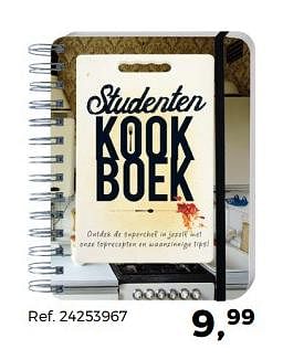 Aanbiedingen Studenten kook boek - Huismerk - Supra Bazar - Geldig van 12/09/2017 tot 17/10/2017 bij Supra Bazar