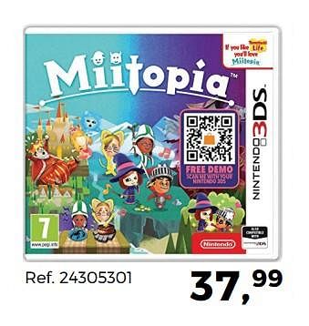 Aanbiedingen Miitopia - Nintendo - Geldig van 12/09/2017 tot 17/10/2017 bij Supra Bazar