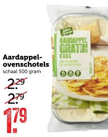 Aanbiedingen Aardappelovenschotels - Huismerk - Coop - Geldig van 11/09/2017 tot 17/09/2017 bij Coop