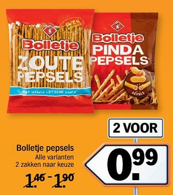 Aanbiedingen Bolletje pepsels - Bolletje - Geldig van 11/09/2017 tot 17/09/2017 bij Albert Heijn