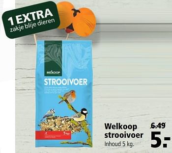 Aanbiedingen Welkoop strooivoer - Huismerk - Welkoop - Geldig van 11/09/2017 tot 24/09/2017 bij Welkoop