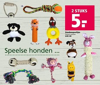 Aanbiedingen Hondenspeeltjes - Huismerk - Welkoop - Geldig van 11/09/2017 tot 24/09/2017 bij Welkoop