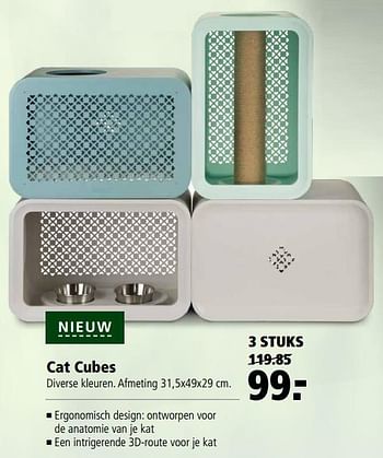 Aanbiedingen Cat cubes - Huismerk - Welkoop - Geldig van 11/09/2017 tot 24/09/2017 bij Welkoop