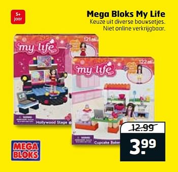 Aanbiedingen Mega bloks my life - Mega Bloks - Geldig van 12/09/2017 tot 17/09/2017 bij Trekpleister