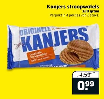 Aanbiedingen Kanjers stroopwafels - Kanjers - Geldig van 12/09/2017 tot 17/09/2017 bij Trekpleister