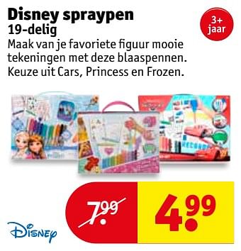 Aanbiedingen Disney spraypen - Disney - Geldig van 12/09/2017 tot 24/09/2017 bij Kruidvat