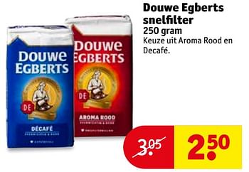 Aanbiedingen Douwe egberts snelfilter - Douwe Egberts - Geldig van 12/09/2017 tot 24/09/2017 bij Kruidvat