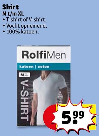 Aanbiedingen Shirt - Rolfimen - Geldig van 12/09/2017 tot 24/09/2017 bij Kruidvat