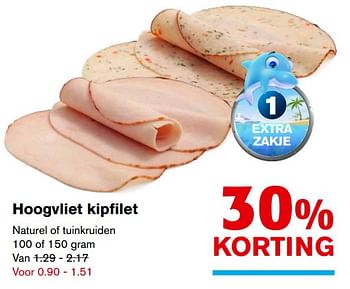 Aanbiedingen Hoogvliet kipfilet - Huismerk - Hoogvliet - Geldig van 20/09/2017 tot 26/09/2017 bij Hoogvliet