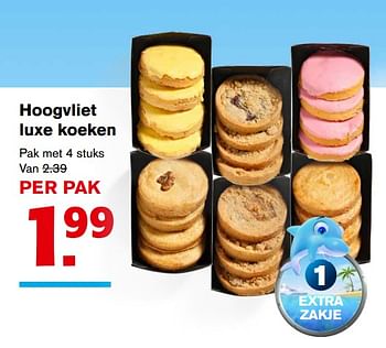 Aanbiedingen Hoogvliet luxe koeken - Huismerk - Hoogvliet - Geldig van 20/09/2017 tot 26/09/2017 bij Hoogvliet
