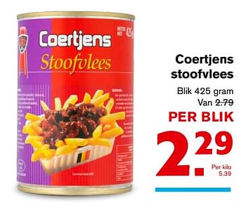 Aanbiedingen Coertjens stoofvlees - Coertjens - Geldig van 20/09/2017 tot 26/09/2017 bij Hoogvliet