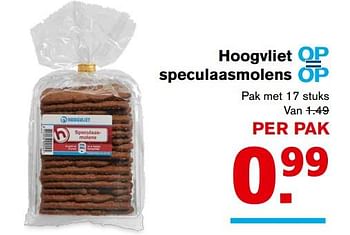 Aanbiedingen Hoogvliet speculaasmolens - Huismerk - Hoogvliet - Geldig van 20/09/2017 tot 26/09/2017 bij Hoogvliet