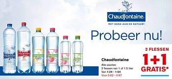 Aanbiedingen Chaudfontaine - Chaudfontaine - Geldig van 20/09/2017 tot 26/09/2017 bij Hoogvliet