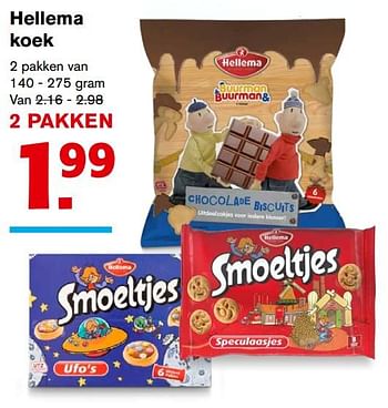 Aanbiedingen Hellema koek - Hellema - Geldig van 13/09/2017 tot 19/09/2017 bij Hoogvliet
