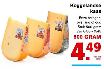 Aanbiedingen Koggelandse kaas extra belegen, overjarig of oud - Koggelandse - Geldig van 13/09/2017 tot 19/09/2017 bij Hoogvliet