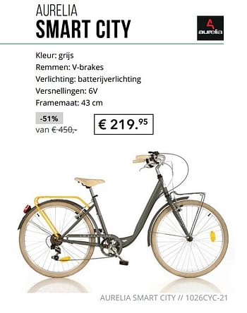 Aanbiedingen Aurelia smart city - Aurelia - Geldig van 01/09/2017 tot 30/09/2017 bij Internet Bikes