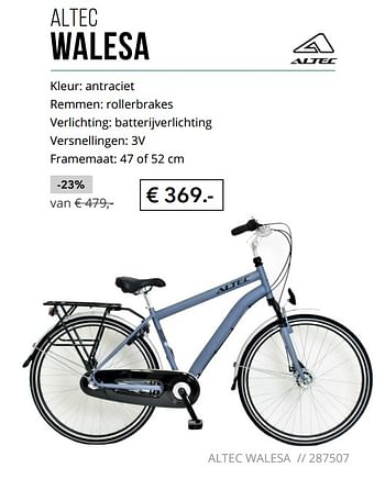 Aanbiedingen Altec walesa - Altec - Geldig van 01/09/2017 tot 30/09/2017 bij Internet Bikes