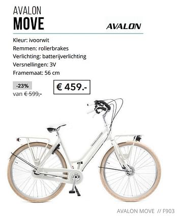 Aanbiedingen Avalon move - Avalon - Geldig van 01/09/2017 tot 30/09/2017 bij Internet Bikes