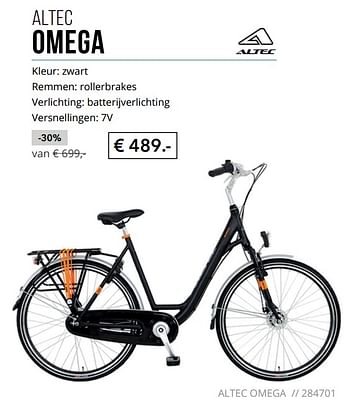 Aanbiedingen Altec omega - Altec - Geldig van 01/09/2017 tot 30/09/2017 bij Internet Bikes