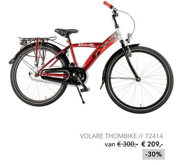 Aanbiedingen Volare thombike - Volare - Geldig van 01/09/2017 tot 30/09/2017 bij Internet Bikes