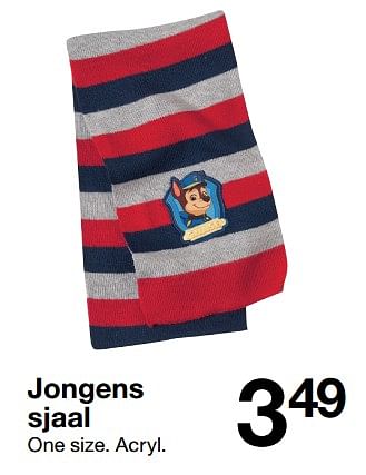 Aanbiedingen Jongens sjaal - Huismerk - Zeeman  - Geldig van 16/09/2017 tot 23/09/2017 bij Zeeman