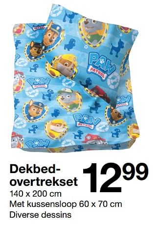 Aanbiedingen Dekbedovertrekset - Huismerk - Zeeman  - Geldig van 16/09/2017 tot 23/09/2017 bij Zeeman