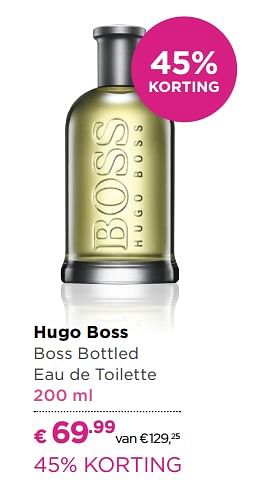 Aanbiedingen Hugo boss boss bottled eau de toilette - Hugo Boss - Geldig van 14/09/2017 tot 01/10/2017 bij Ici Paris XL