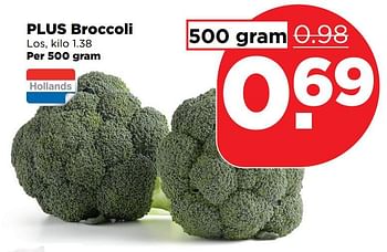 Aanbiedingen Plus broccoli - Huismerk - Plus - Geldig van 17/09/2017 tot 23/09/2017 bij Plus