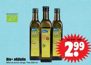 Aanbiedingen Bio+ olijfolie mild of extra vierge. - Bio+ - Geldig van 17/09/2017 tot 23/09/2017 bij Lekker Doen