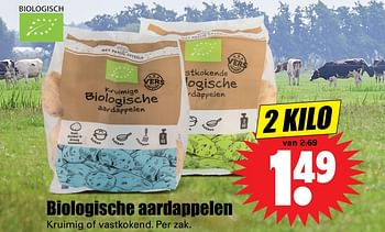 Aanbiedingen Biologische aardappelen - Huismerk - Dirk - Geldig van 17/09/2017 tot 23/09/2017 bij Lekker Doen