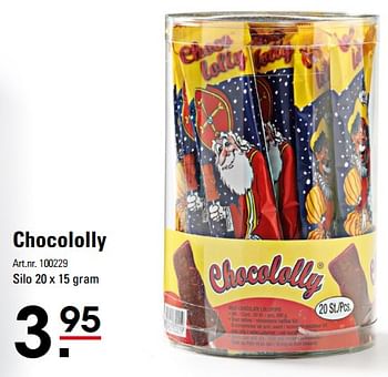 Aanbiedingen Chocololly - Huismerk - Sligro - Geldig van 07/09/2017 tot 05/12/2017 bij Sligro