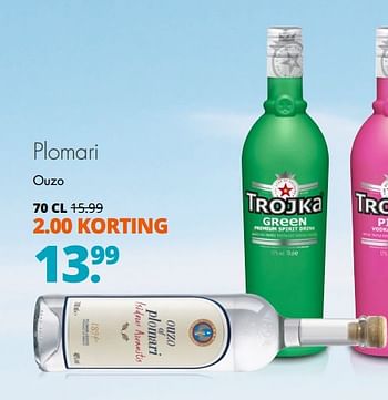 Aanbiedingen Plomari ouzo - Plomari - Geldig van 14/09/2017 tot 23/09/2017 bij Mitra