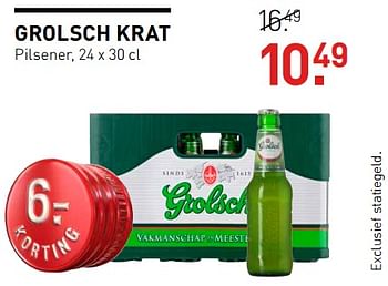 Aanbiedingen Grolsch krat - Grolsch - Geldig van 14/09/2017 tot 24/09/2017 bij Gall & Gall