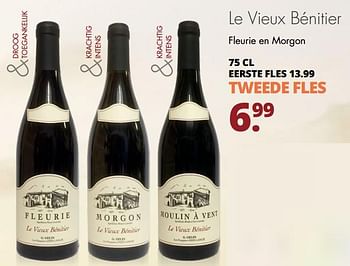 Aanbiedingen Le vieux bénitier fleurie en morgon - Rode wijnen - Geldig van 14/09/2017 tot 23/09/2017 bij Mitra