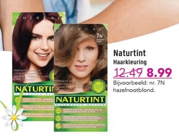 Aanbiedingen Naturtint haarkleuring nr. 7n hazelnootblond - Naturtint - Geldig van 14/09/2017 tot 24/09/2017 bij D.I.O. Drogist