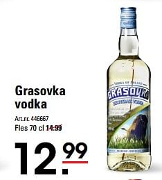 Aanbiedingen Grasovka vodka - Grasovka - Geldig van 14/09/2017 tot 02/10/2017 bij Sligro